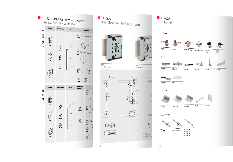 TERZA  - lock - Schlossfabrik Heusser - Furniture System