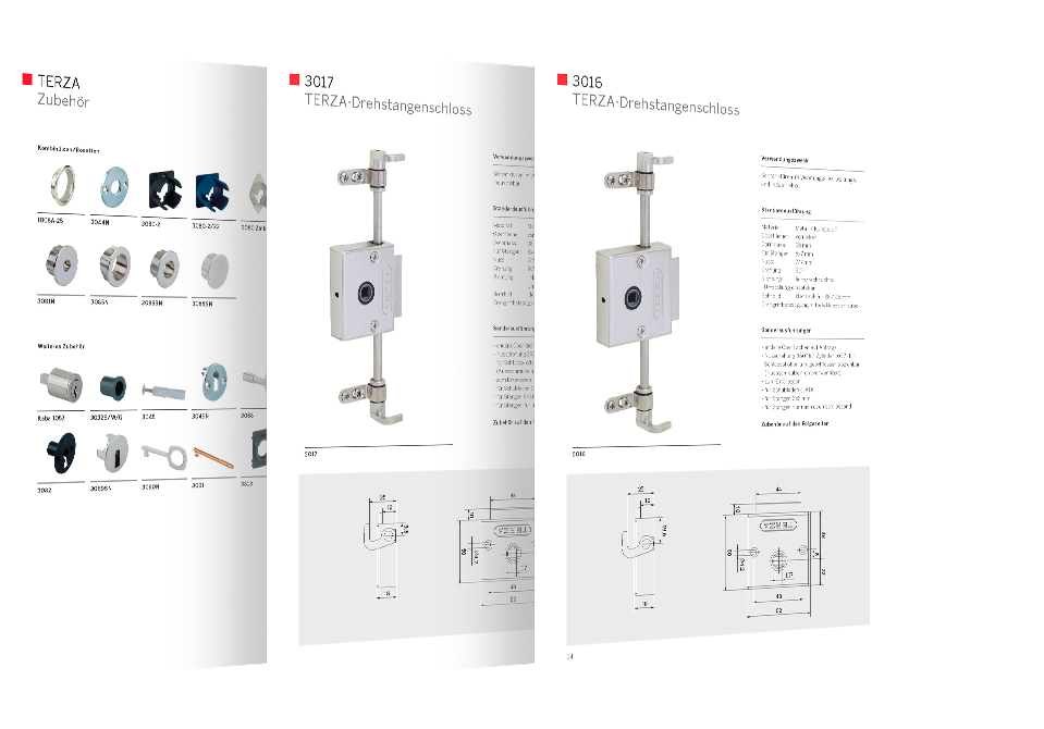 TERZA  - lock - Schlossfabrik Heusser - Furniture System